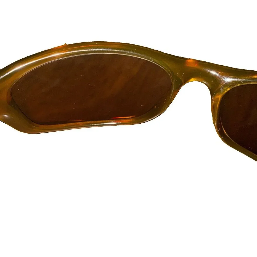 RAY-BAN RB4115 642/73 Shiny Tortoise Brown Sleek Predators Wrap Sunglasses